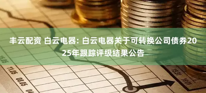 丰云配资 白云电器: 白云电器关于可转换公司债券2025年跟踪评级结果公告