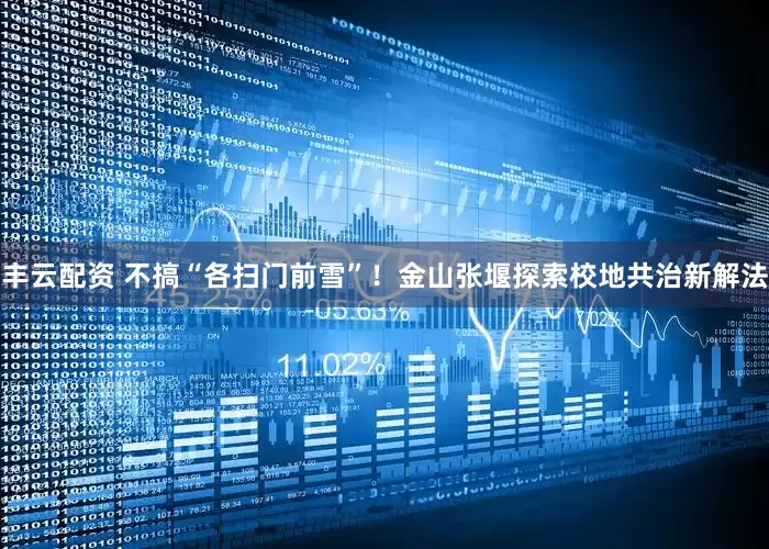 丰云配资 不搞“各扫门前雪”！金山张堰探索校地共治新解法